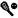Squash emoji, 18 pixels, black and white